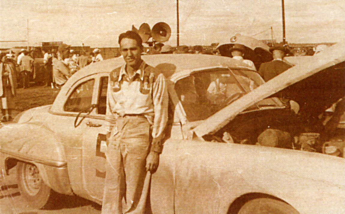 Jim Roper wins the inaugural NASCAR race.