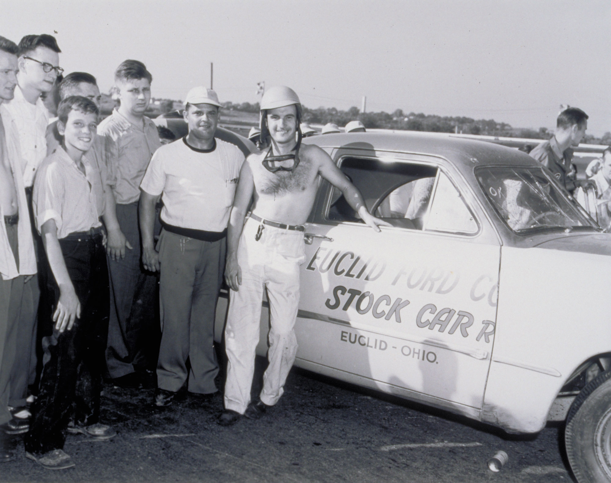 Jimmy Florian wins the seventh race of the 1950 season.